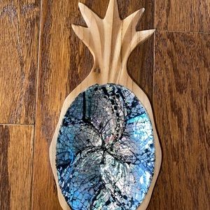 Abalone seashell pineapple bowl/jewelry holder